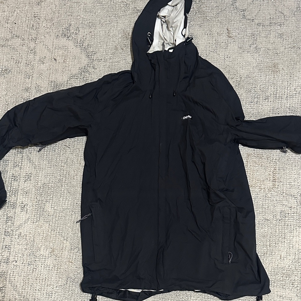 OnlyNY Black Rainjacket